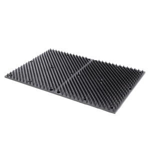 Brush mat for Horse, Calf, Goat Black (L60xB40cm)