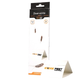 Knock Pest Zilvervisjesval Delta Ideaal voor het vangen van zilver- en papiervisjes!