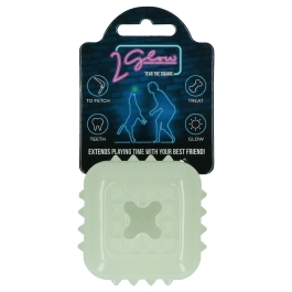 2 Glow Tear the Square Dit speelgoed geeft licht in het donker en daarom kan het spelen met je hond uren doorgaan, zelfs in het donker!