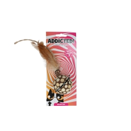 Addicted Ball with Feathers Kattenspeeltje
