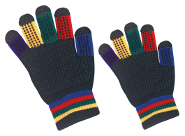 Rijhandschoen Magic Grippy regenboog kids