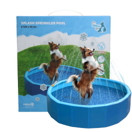 Coolpets Splash Sprinkler Pool 120cm, 30 cm