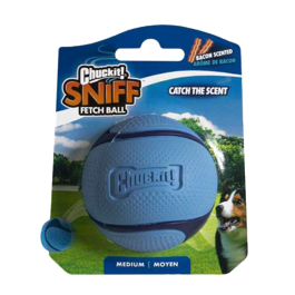 Chuckit Sniff Fetch Ball Bacon MD 1-pack