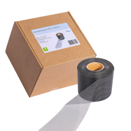 Ventilatieband RVS Zwart 30m x 15cm