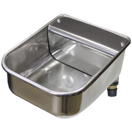 Drinkbak RVS All Animals met vlotter 5 ltr.