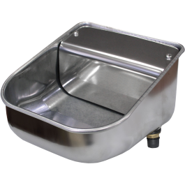 Drinkbak RVS All Animals met vlotter 2 ltr