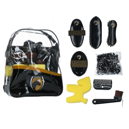 Excellent Horse Grooming Set Junior Black