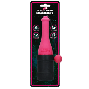 Het kosmische apporteerspeeltje voor in en om het water! De Bobber stuitert op onverwachte wijze op het land en drijft perfect rechtop in het water, voor verrassend en optimaal speelplezier! Met een handig koord om het speeltje eenvoudig ver weg te werpen.