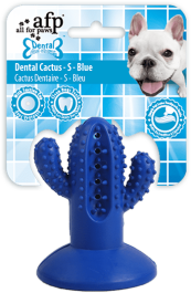 AFP Dental Chews-Cactus Small Rubber Blue