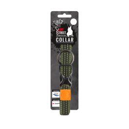 AFP Off Street Dog Collar Olive Green S