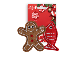 AFP Happy Holidays 2-Pack Peperkoekman & Vis