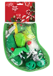 AFP Happy Holidays Cadeausok Groen