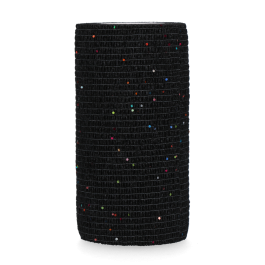 Bandage Animal Zwart Glitter Profi 10 cm