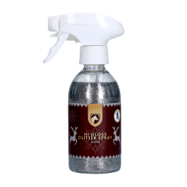 Excellent Horse Christmas Hi Gloss Glitter Spray Zilver 250 ml