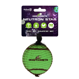 Dog comets Neutron Star Tennisbal met pieper M Groen 1st