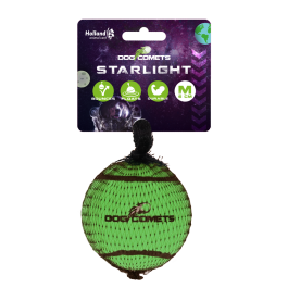 Dog comets Starlight Tennisbal M Groen 1st