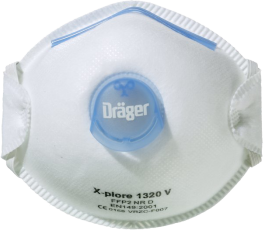 Dräger X-plore 1320 FFP2 V masker