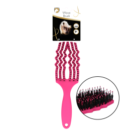 Excellent Horse Wave Brush Roze