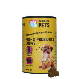 Excellent Pets Pre- & Probiotics Chews 60 Treats