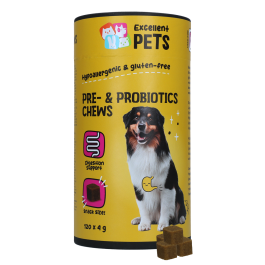 Excellent Pets Pre- & Probiotics Chews 120 Treats