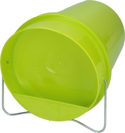 Poultry drinking bucket plastic 6 l lime