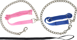 Geleidelijn met ketting zwart 250cm