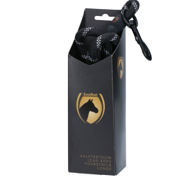 Halstertouw Exclusive Reflective Zwart