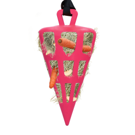 Hay Slowfeeder Fun and Flex 22 cm Roze Wortel