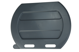 Kalveremmer deksel los voor 2 zijdig plat Grijs