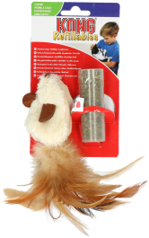 KONG Cat Refillable Catnip Feather Mouse