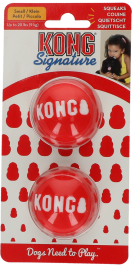 KONG Signature Balls 2-pk Sm