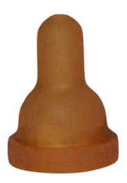 Lambar speen geel/bruin kort model