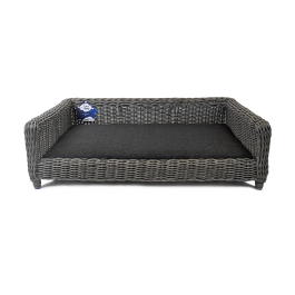 Let's Sleep Cozy Basket Rieten Hondenmand L Antraciet