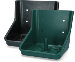 Liksteenhouder kunststof Robu 10 kg liksteen zwart