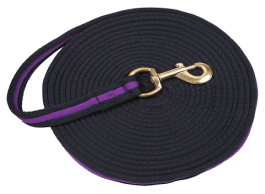 Longeerlijn soft blauw/paars 8 meter