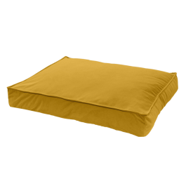 Madison Velours Lounge Cushion Geel L