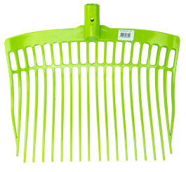 Mestvork kunststof limegroen zonder steel