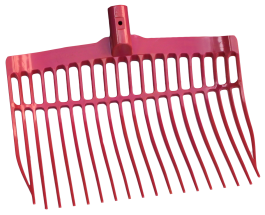 Mestvork kunststof roze zonder steel