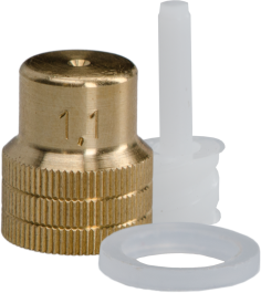 Mesto Spuitdop 1,1 mm met Wervel