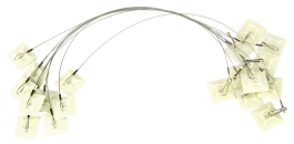 Plak-anker voor voerdoos tweezijdig 25cm + haak (set=10st)