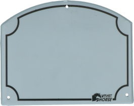 Stal schrijfbord 11 x 13 cm