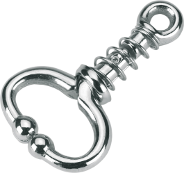 Stier- en Koegeleider met veer