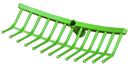 Voerhark kunststof groen