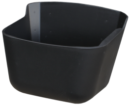 Voer/drinkbak 15 l Hoek-wand anti-mors en plug