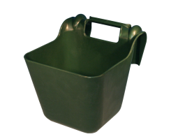 Voerbak met ophangbeugel groen 14 l KS