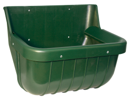 Voerbak RH + antimorsrand 15 ltr EG