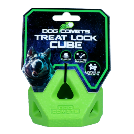 Dog Comets Treat Lock Cube Groen