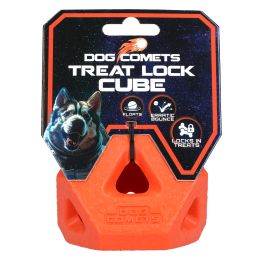 Dog Comets Treat Lock Cube Oranje