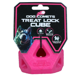 Dog Comets Treat Lock Cube Roze