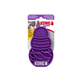 KONG Licks Treat Dispenser Kat Paars S
